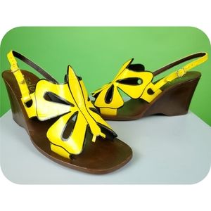 60s mod butterfly shoes